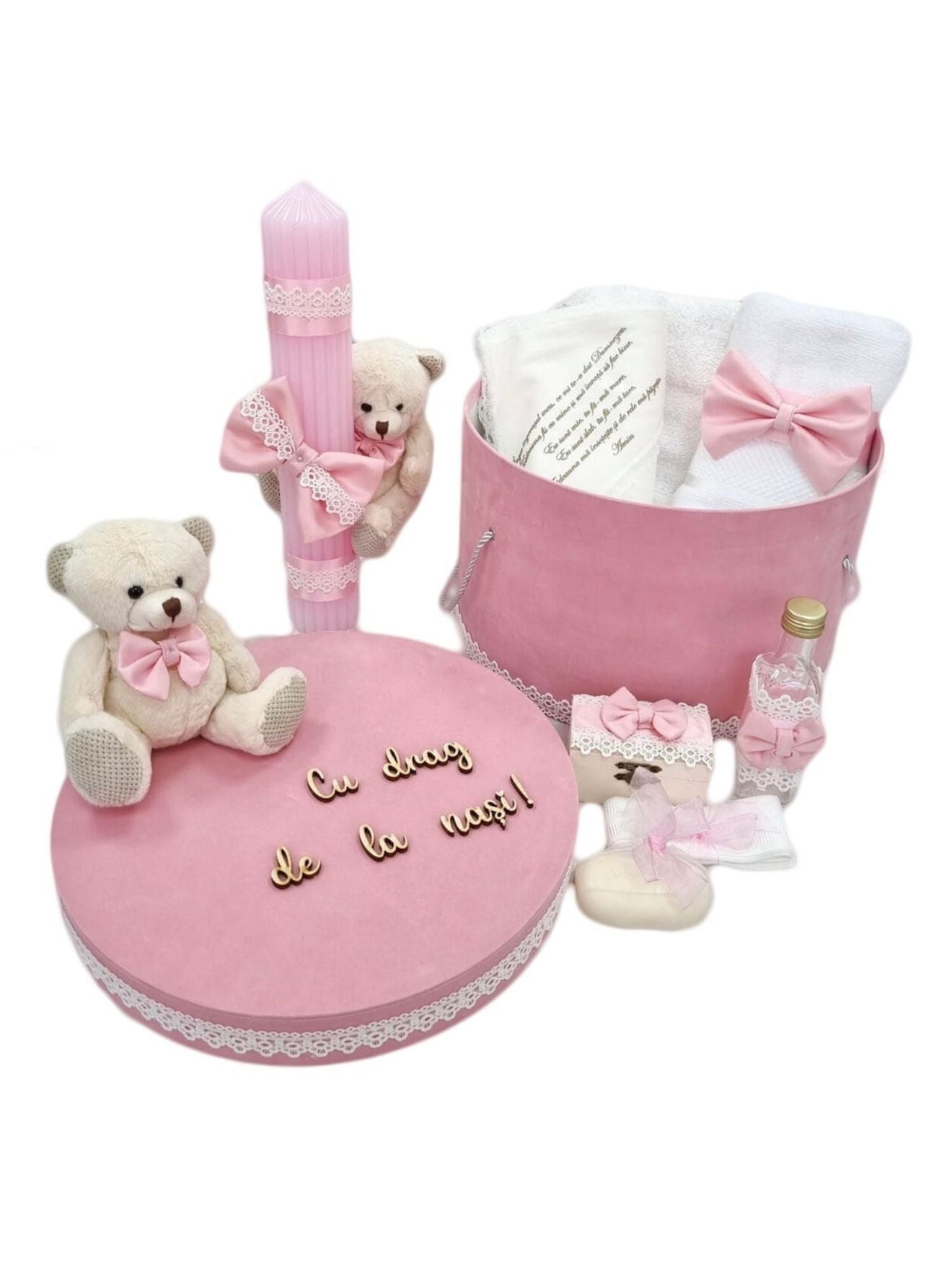 Trusou rotund urs roz