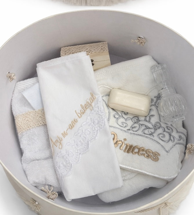 Set botez fetita ivoir dantela