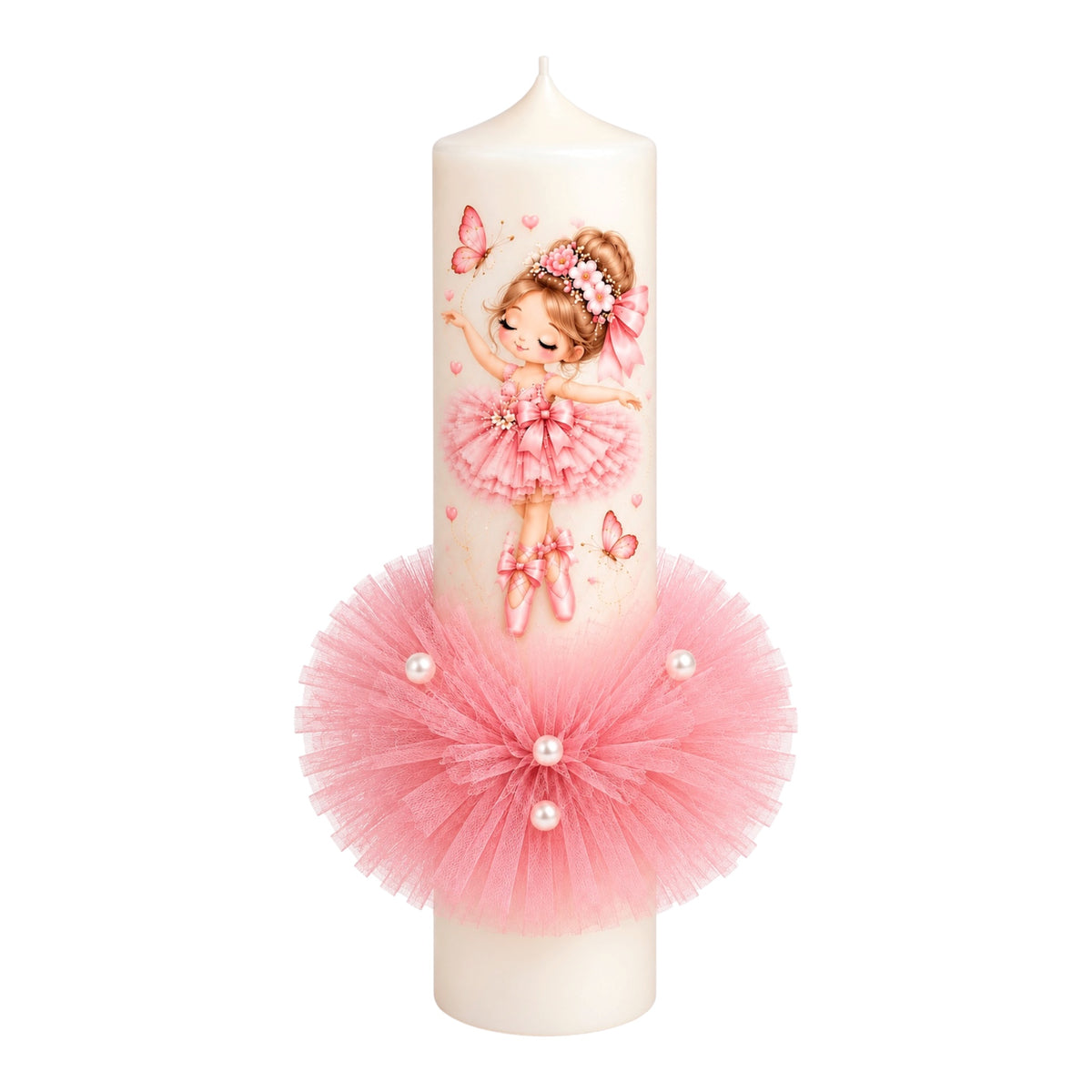 Lumânare botez balerina