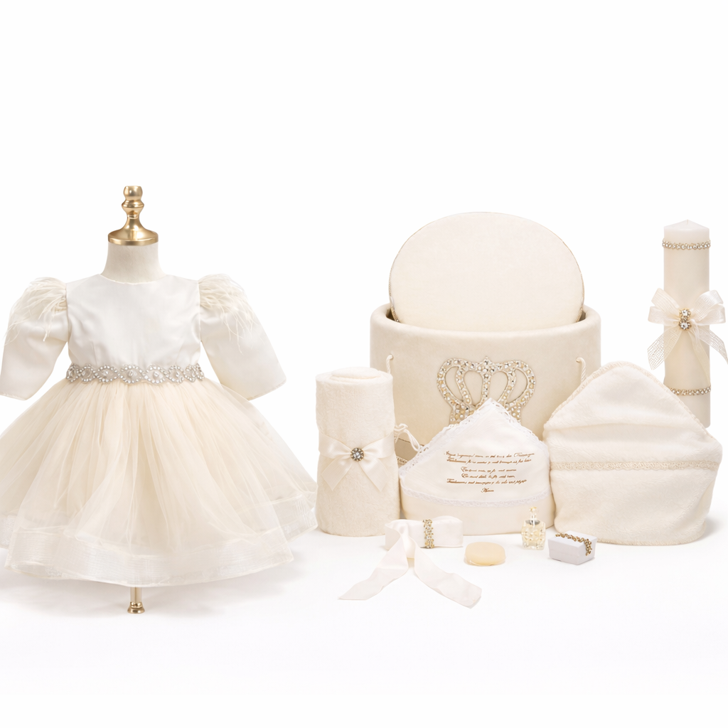 Set botez fetita coronita