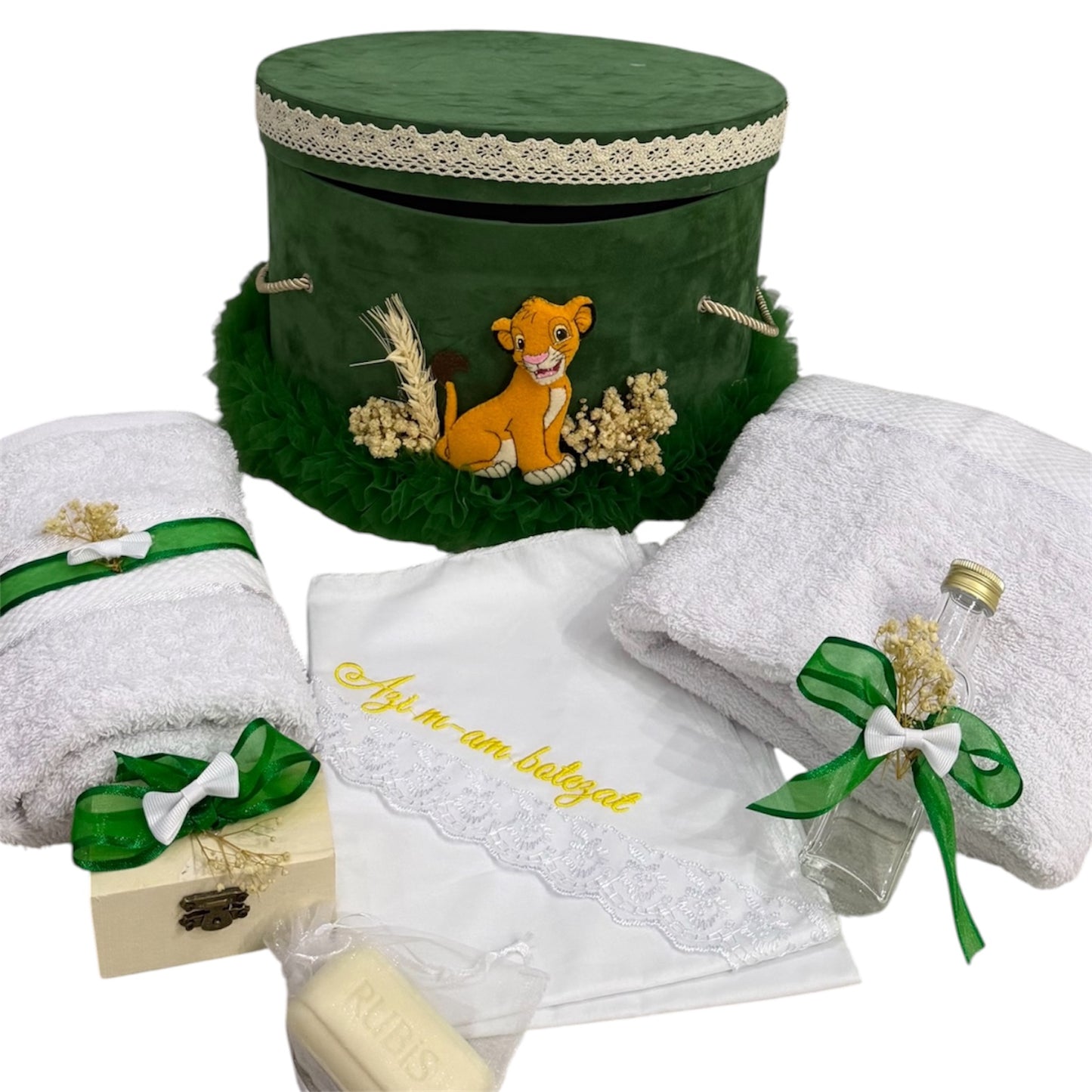 Trusou botez Simba verde