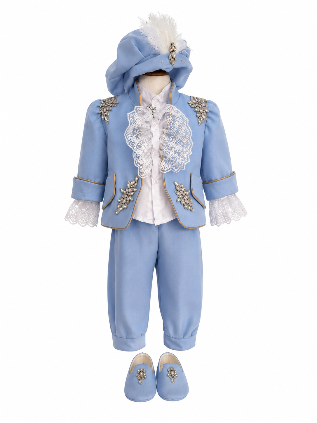 Costum „Micul Prinț” – Baby Blue pietre