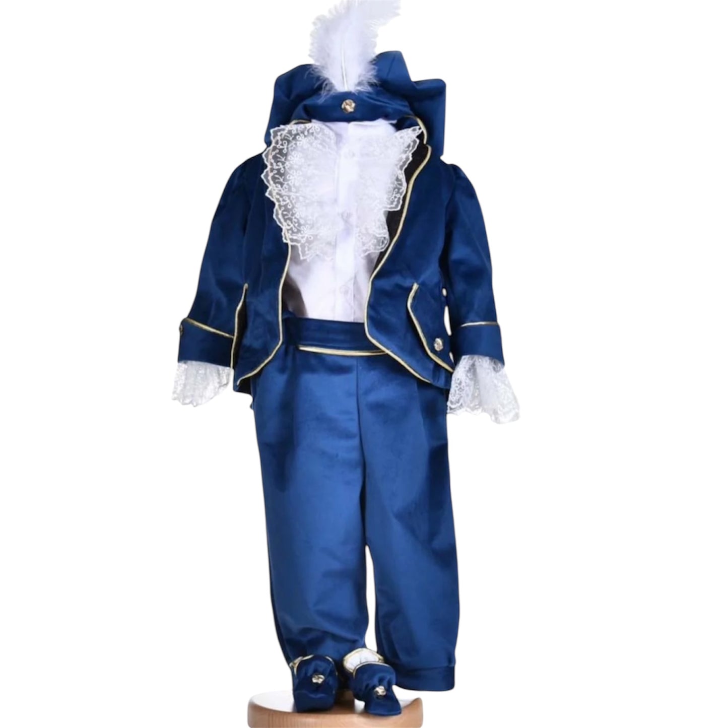 Costum Prinț Regal bleumarin