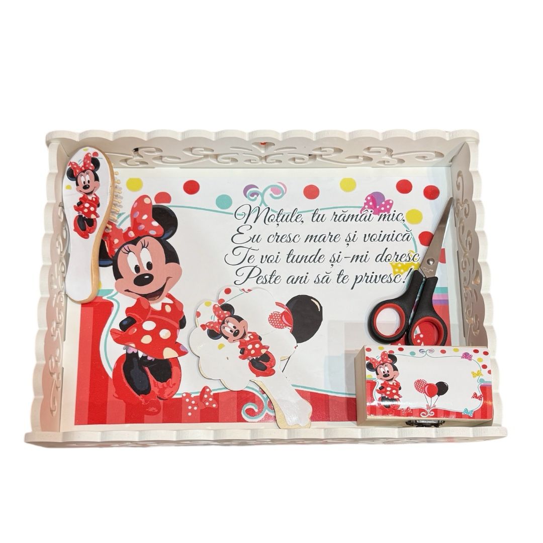 Tavita moț Minnie Mouse rosu