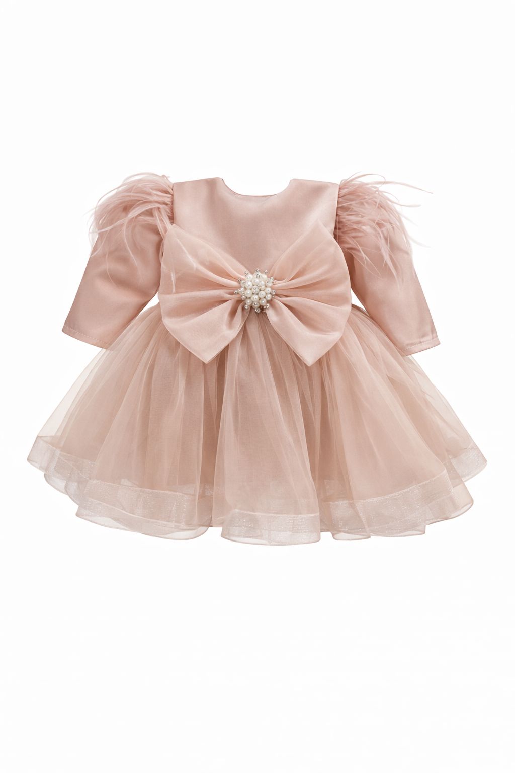 Rochie roz pudra funda
