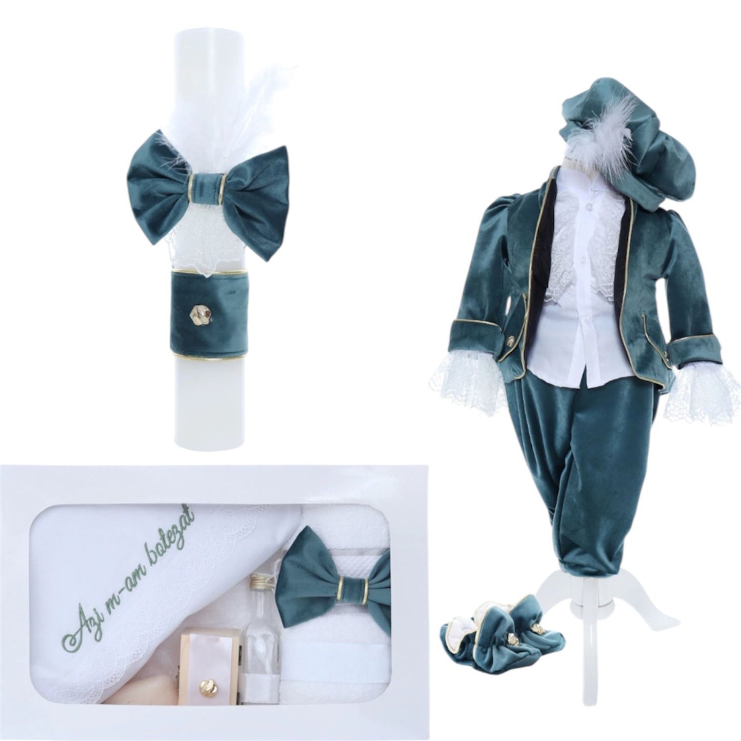 Set botez print menta
