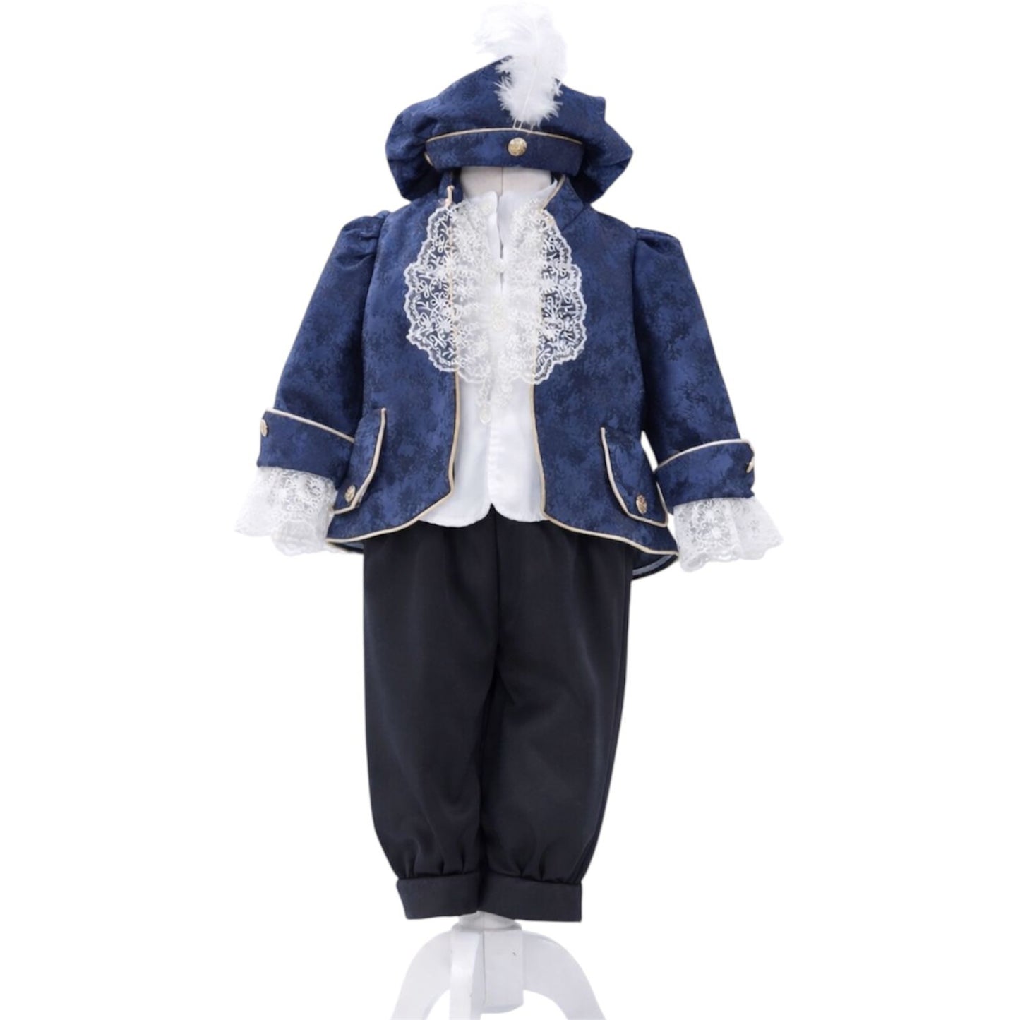 Costum Prinț Regal bleumarin