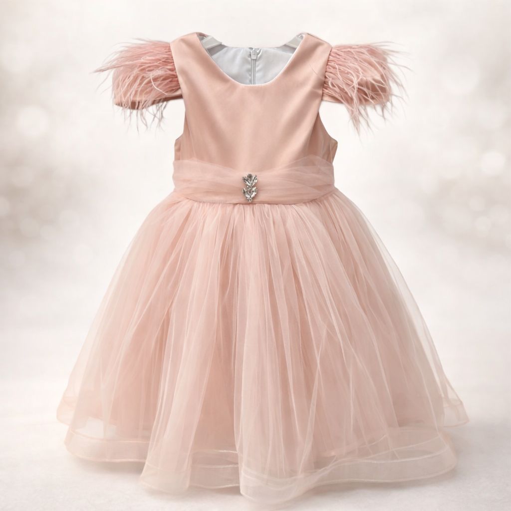 Rochie roz pudra