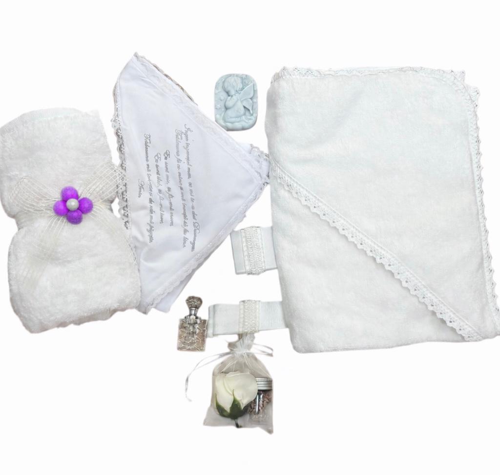 Set botez fetita fuxia