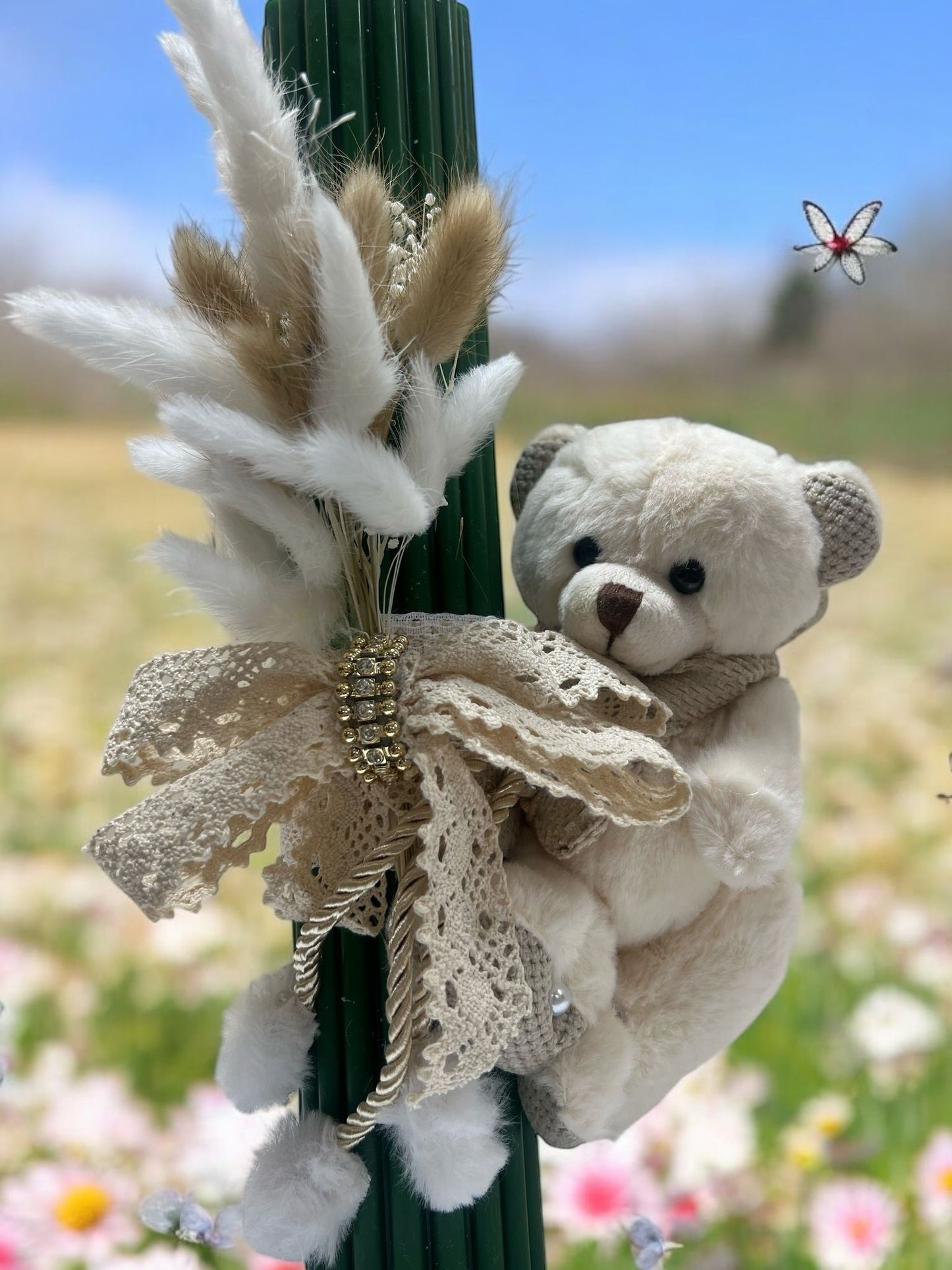 Lumanare spirala urs verde