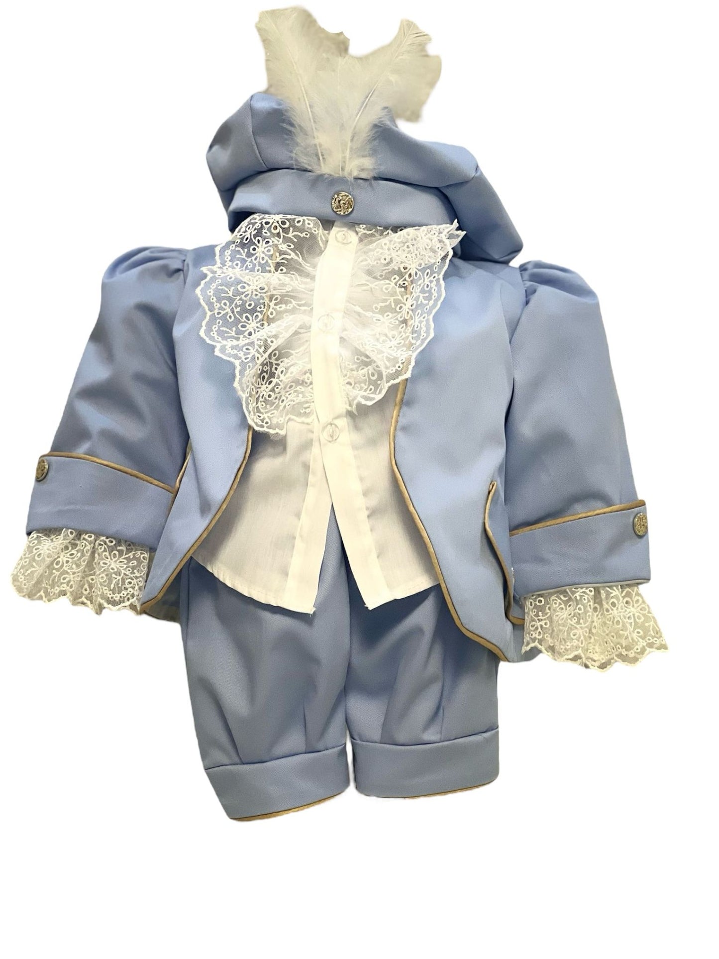 Costum model Prinț Regal albastru 2