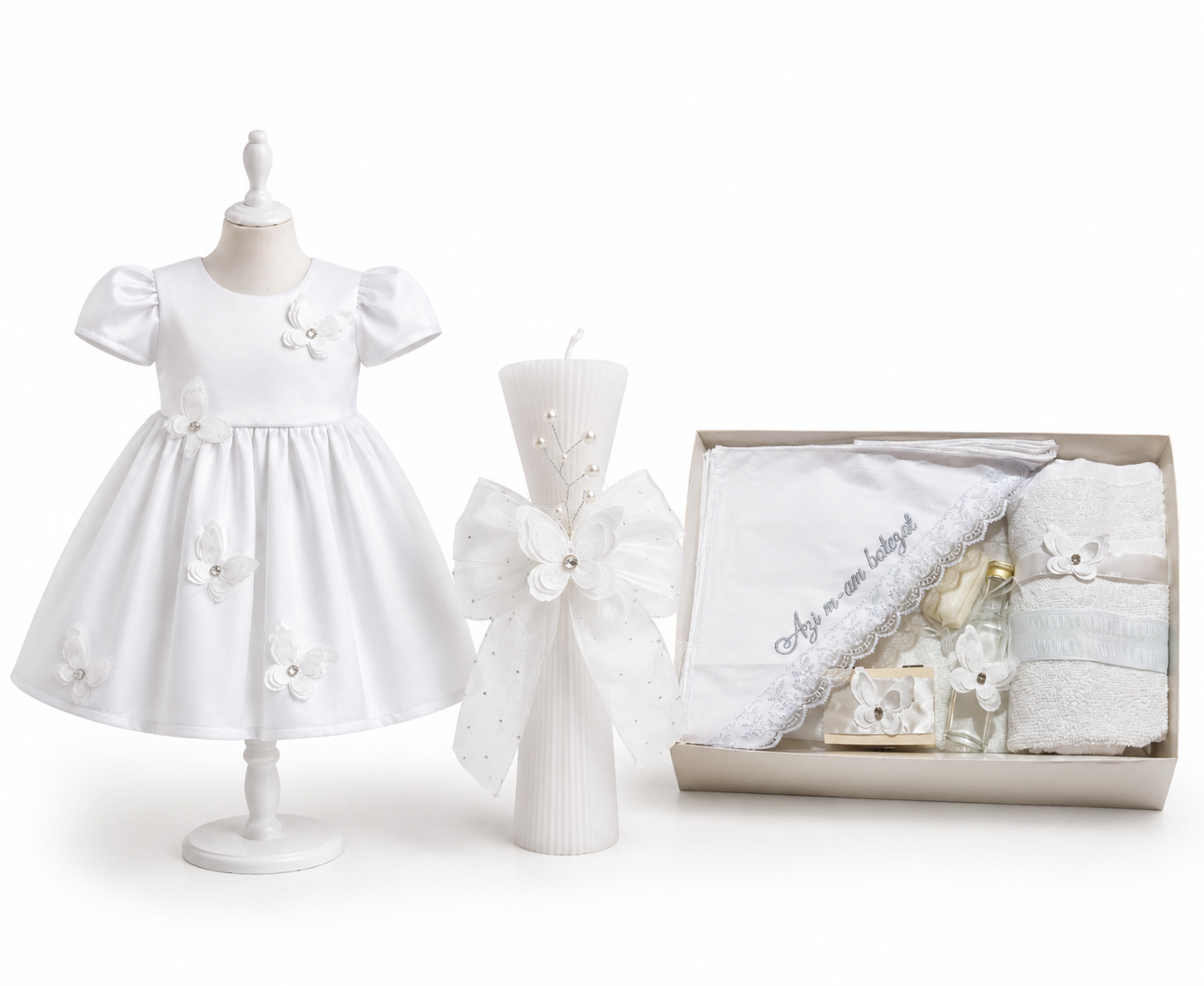 Set botez fetita fluturi