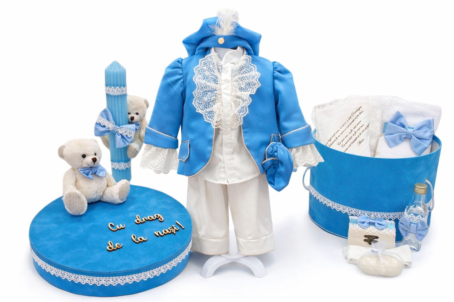 Set trusou urs albastru