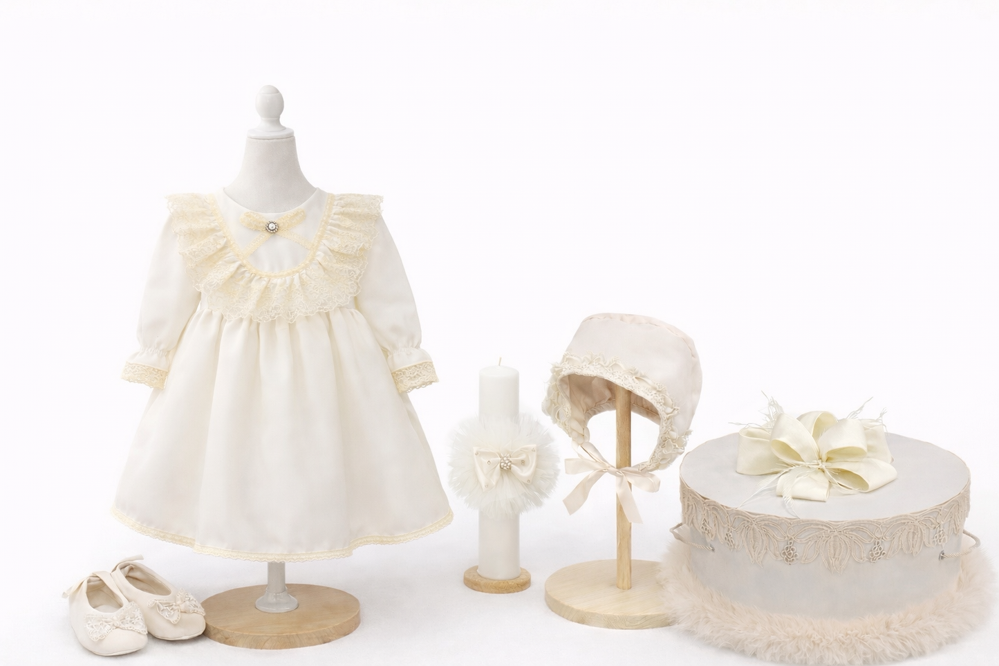 Set botez fetita ivoir dantela