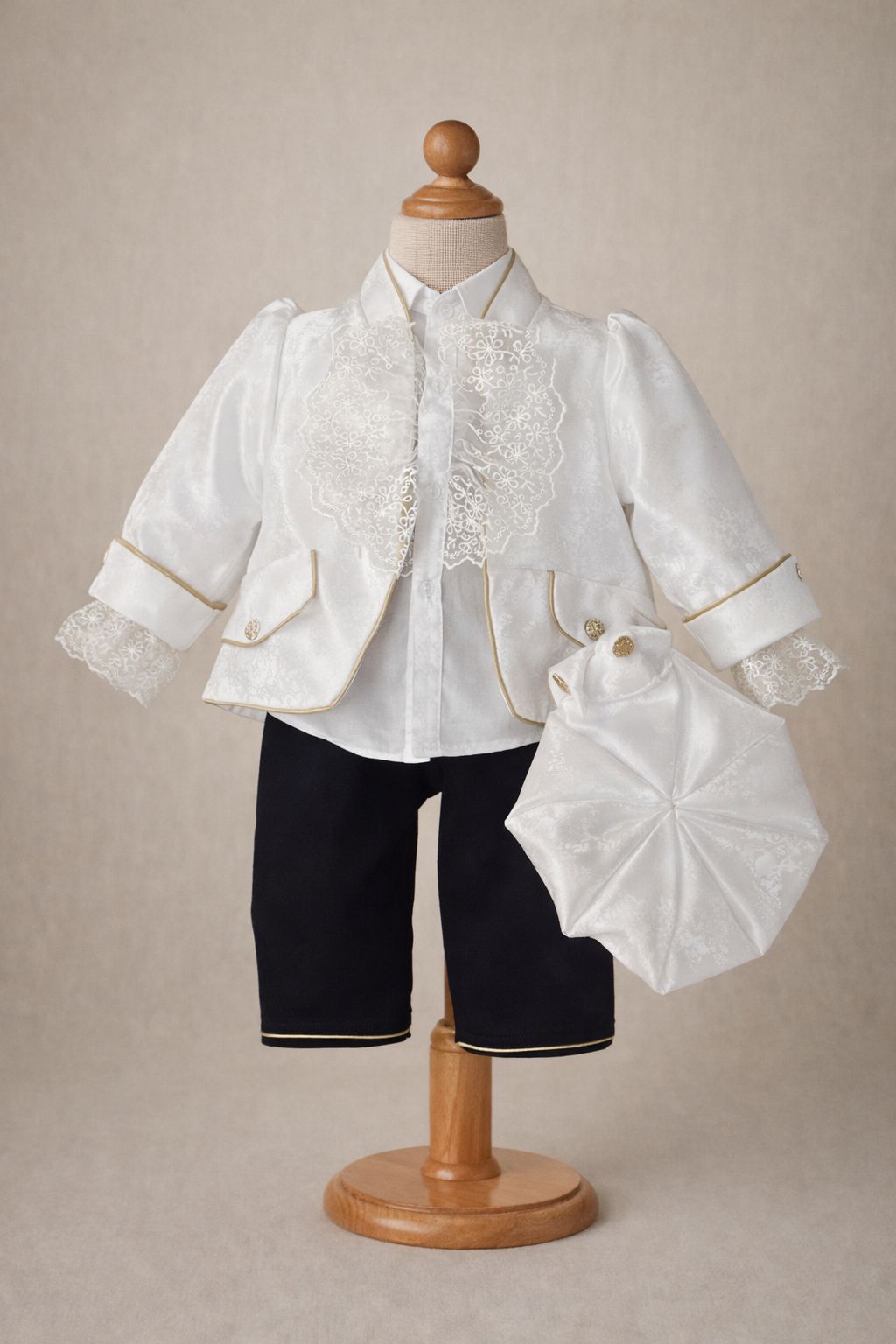 Costum  Prinț Regal alb