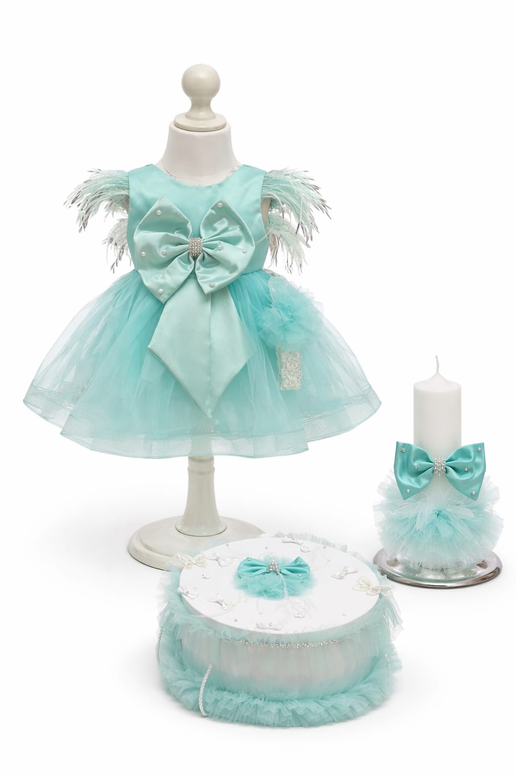Set botez fetita funda fistic