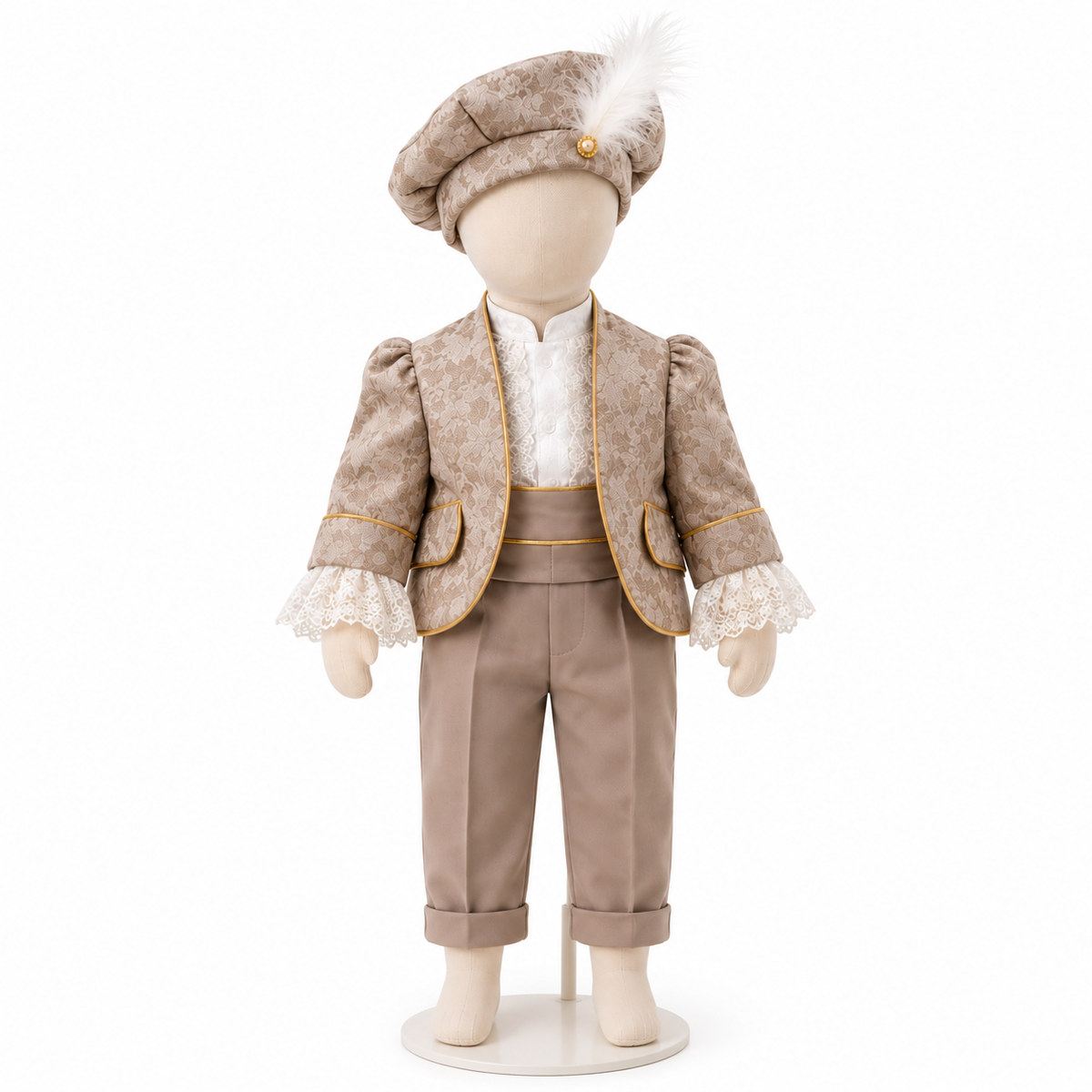 Costum Prinț Regal crem -botez