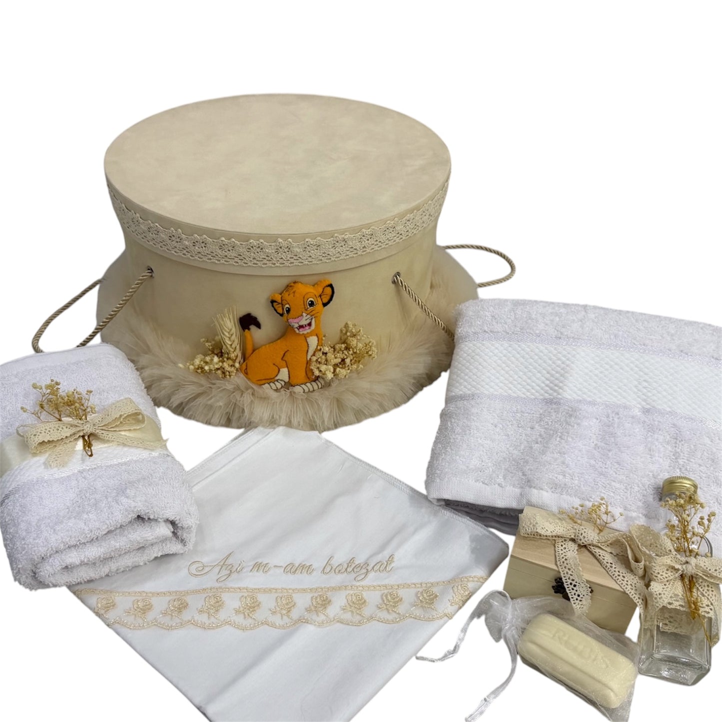 Trusou botez Simba crem