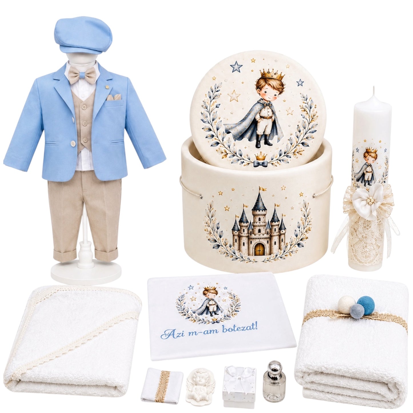 Set botez micul print