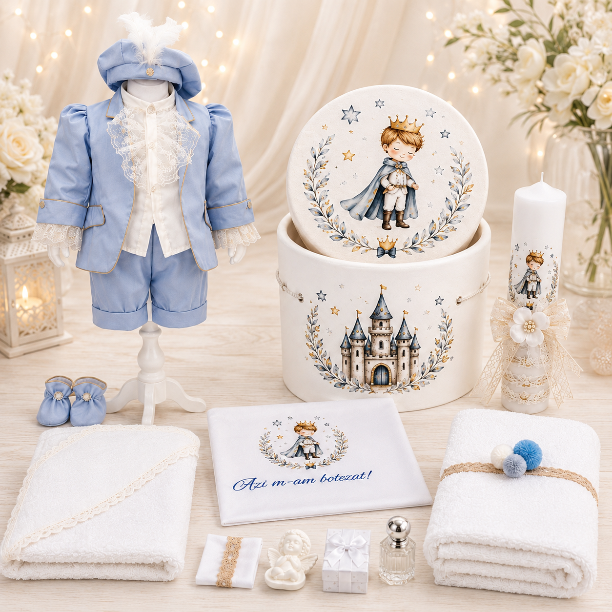 Set botez micul print