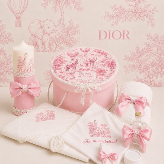 Set de Botez Dior fetita Jungle ROZ
