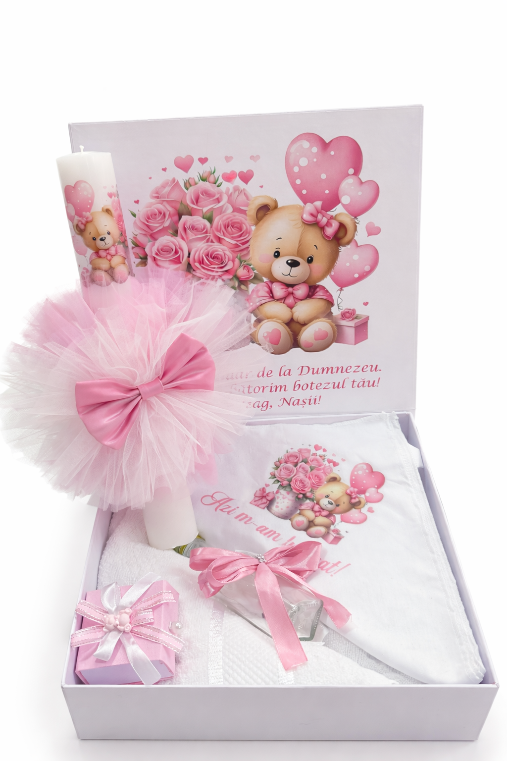 Trusou cutie urs roz