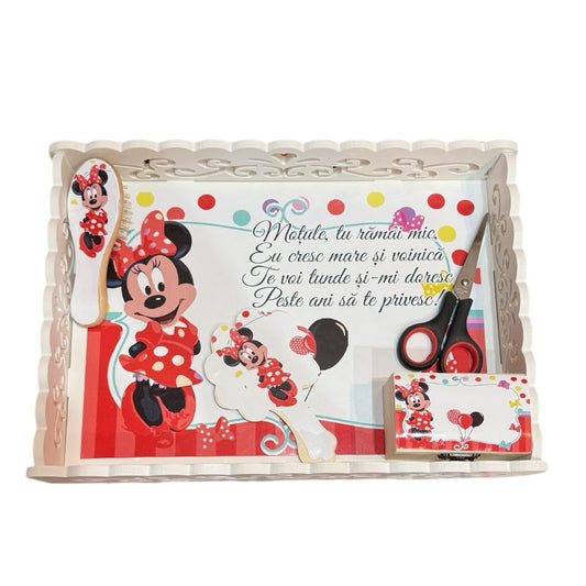 Tavita moț Minnie Mouse rosu