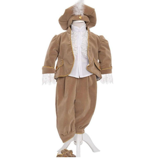 Costum model Prinț Regal maro