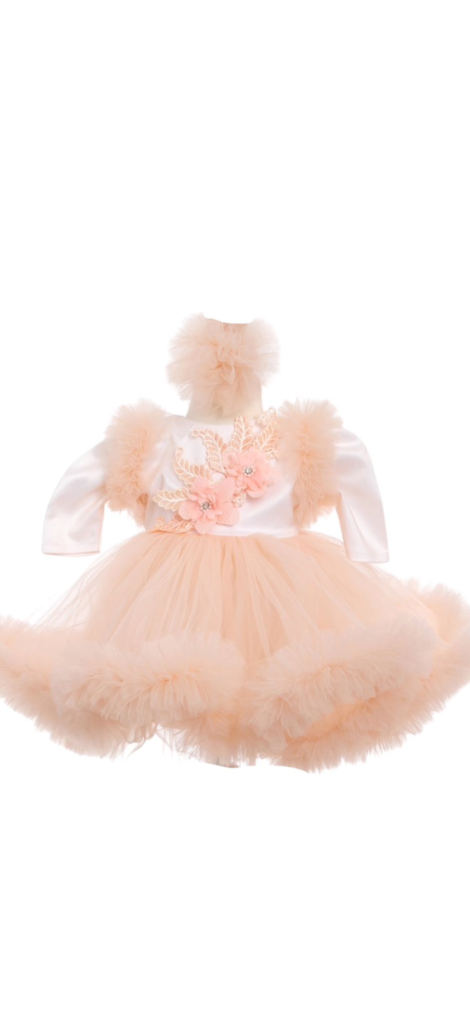 Rochiță flori piersică