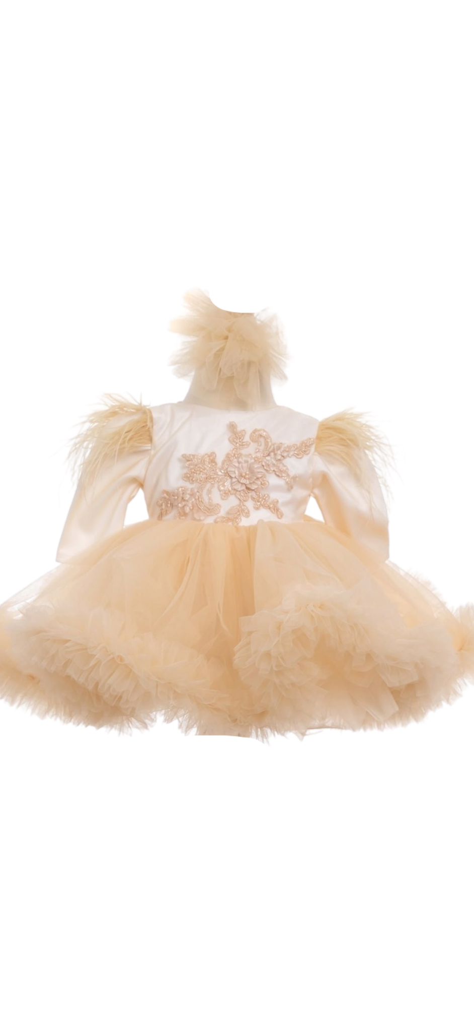 Rochiță flori kaki