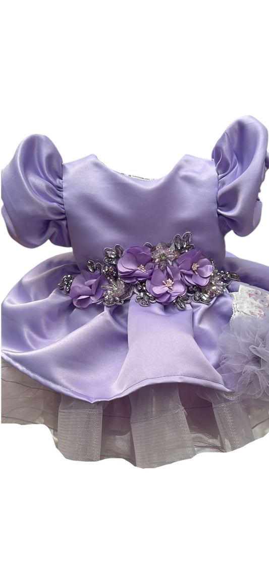 Rochiță dublă violet
