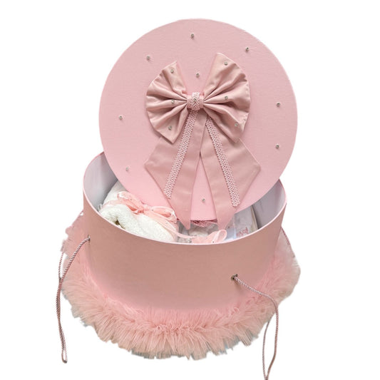 Trusou rotund funda roz pudra