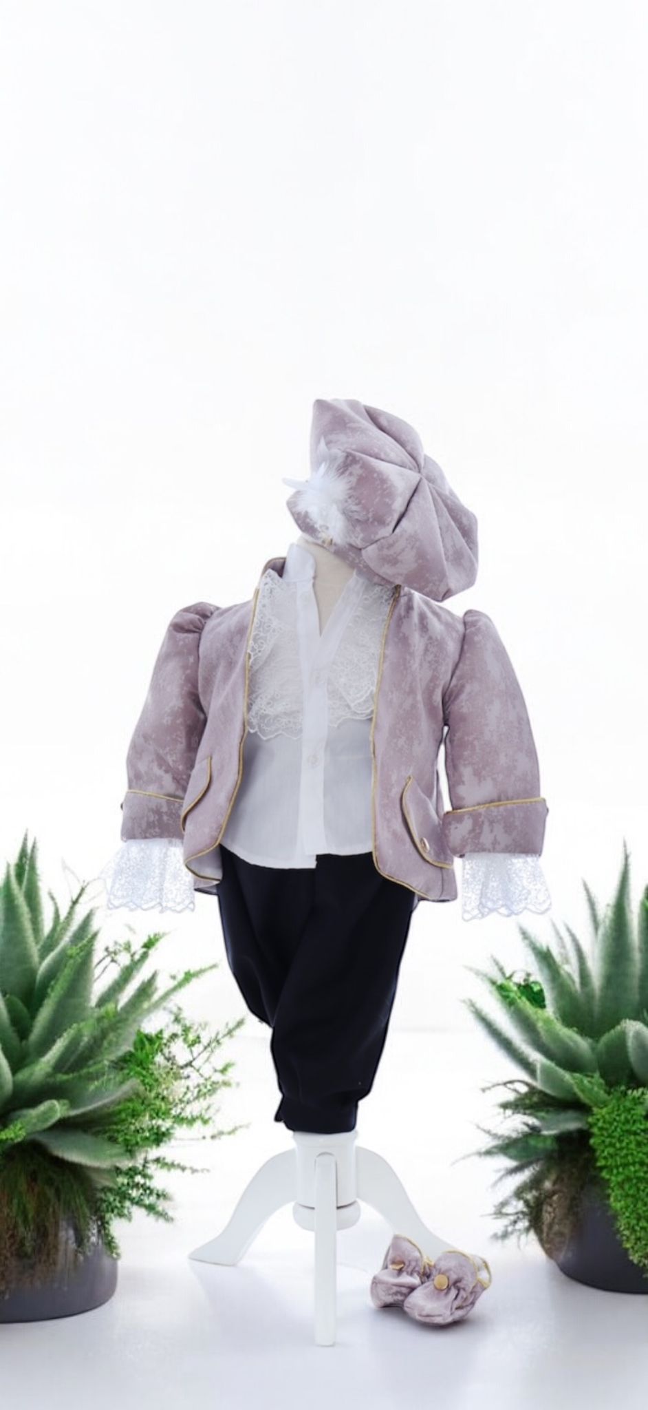 Costum model Prinț Regal platinat