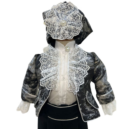 Costum model Prinț Regal negru