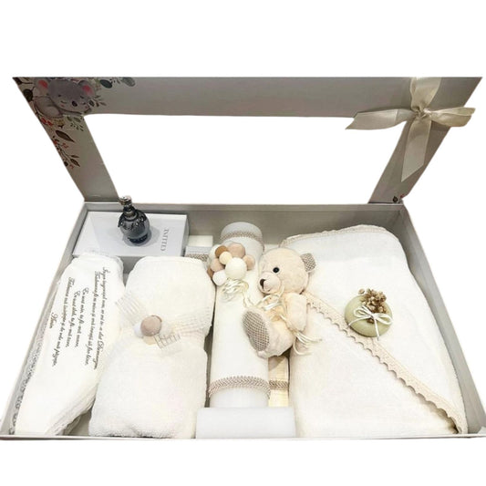 Trusou + lumanare urs ivoire