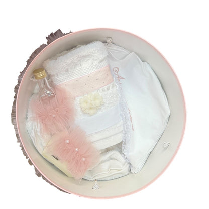 Trusou + lumanare roz pudra