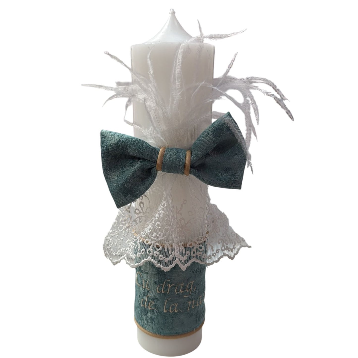 Lumanare funda albastra