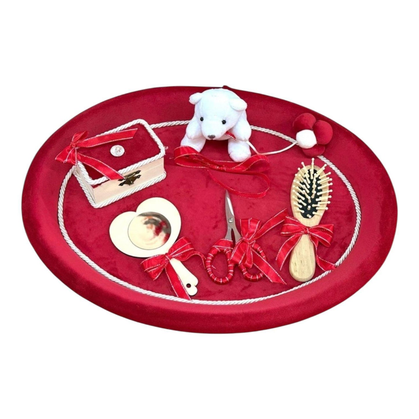 Tavita moț catifea rosie