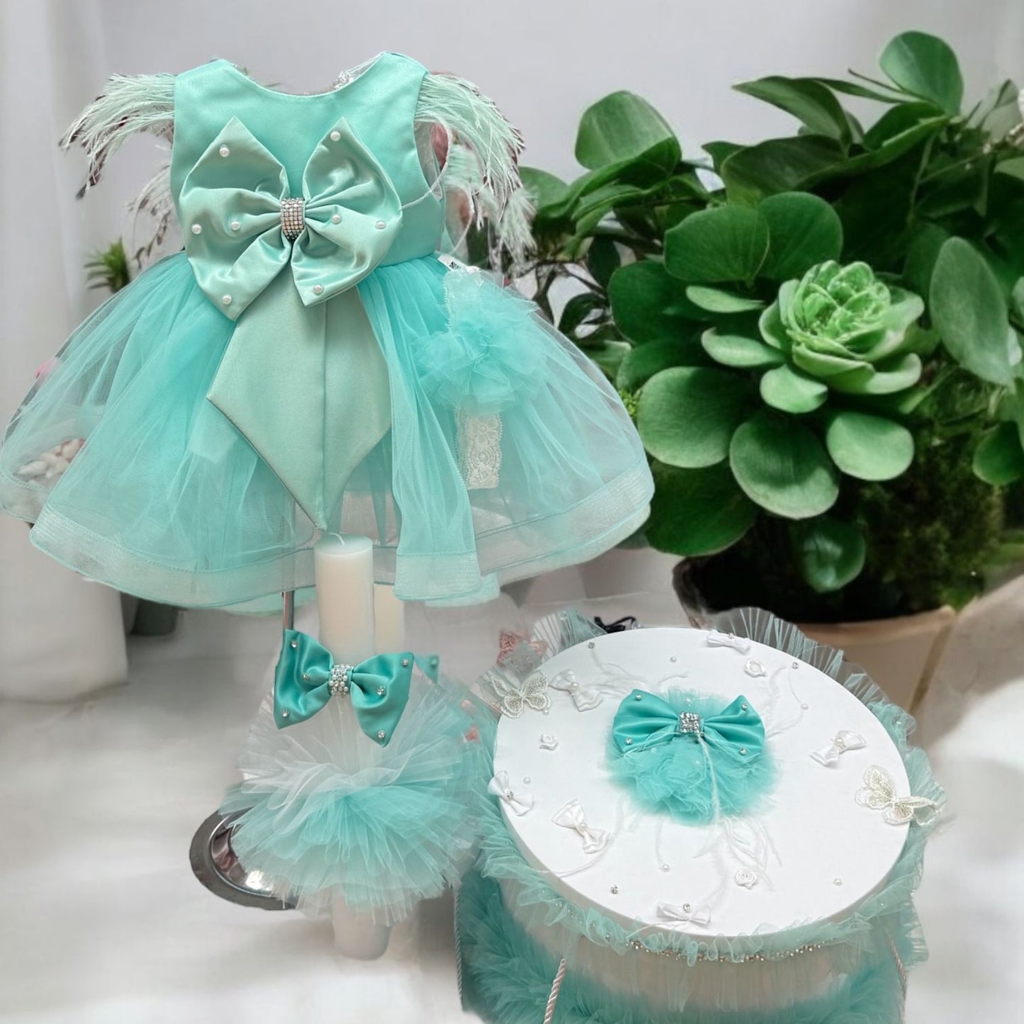 Set botez fetita funda fistic