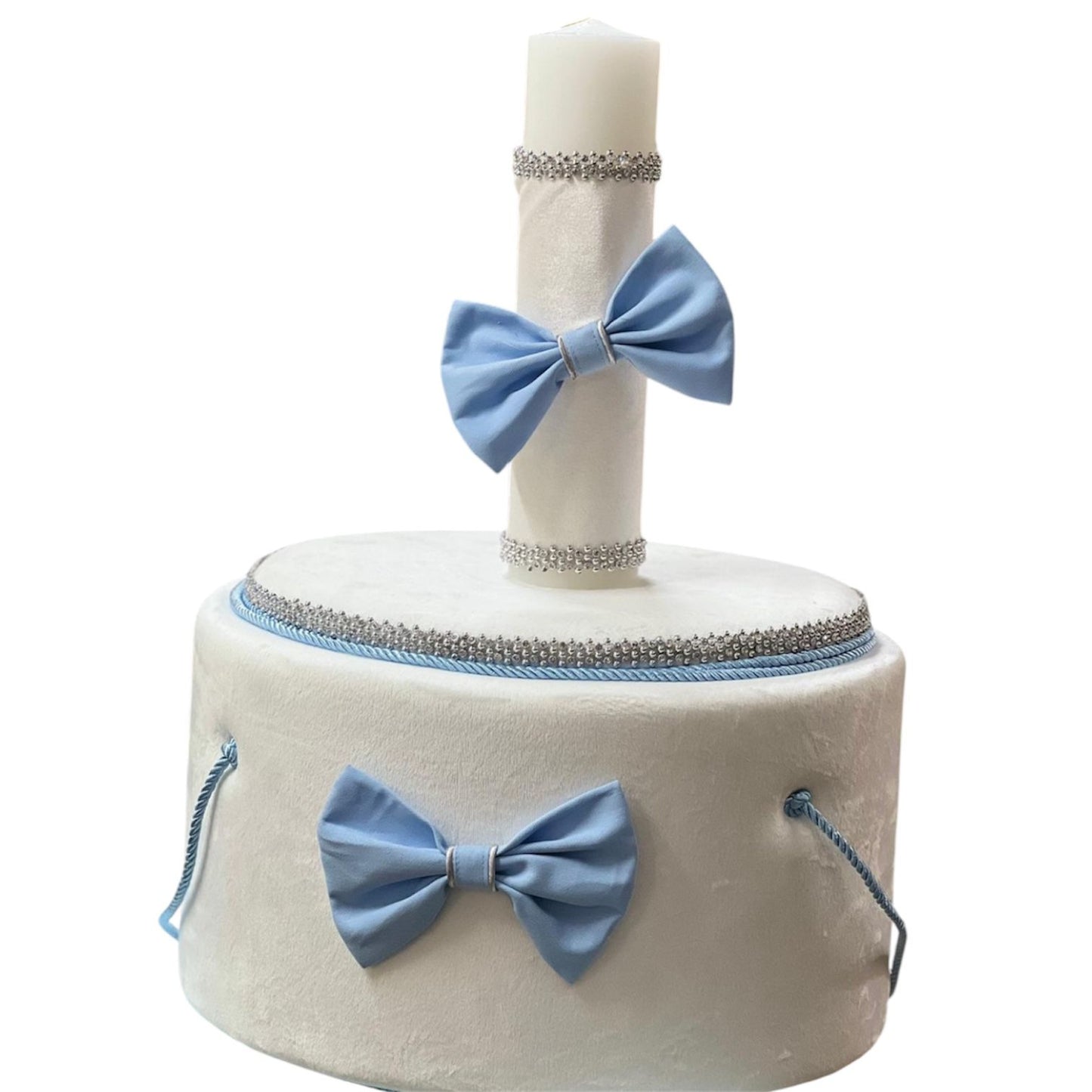 Trusou catifea funda baby blue