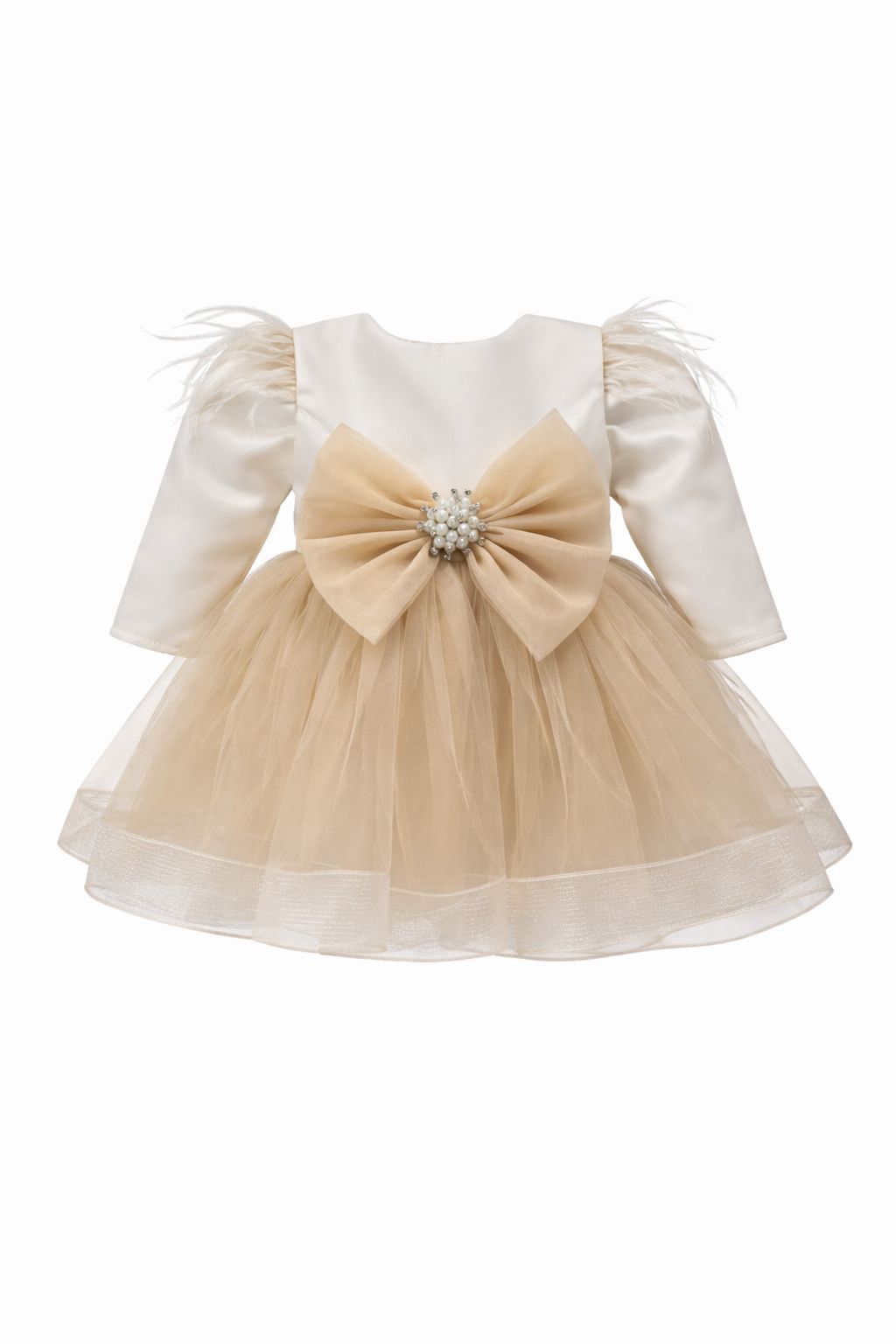 Rochie crem funda