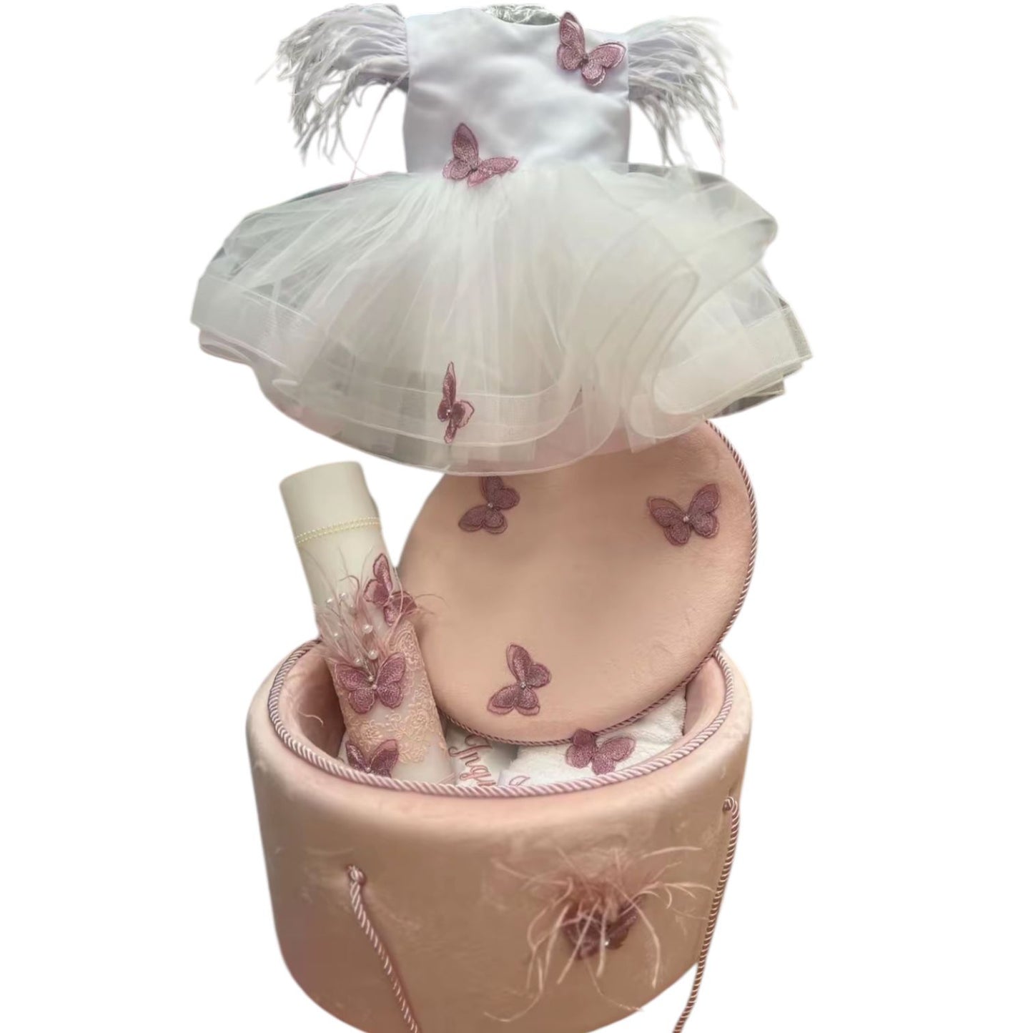 Set botez fetita fluturasi
