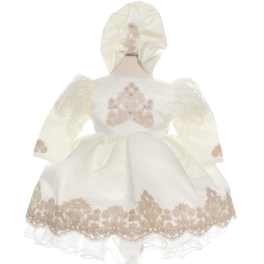 Rochie alba cu dantela