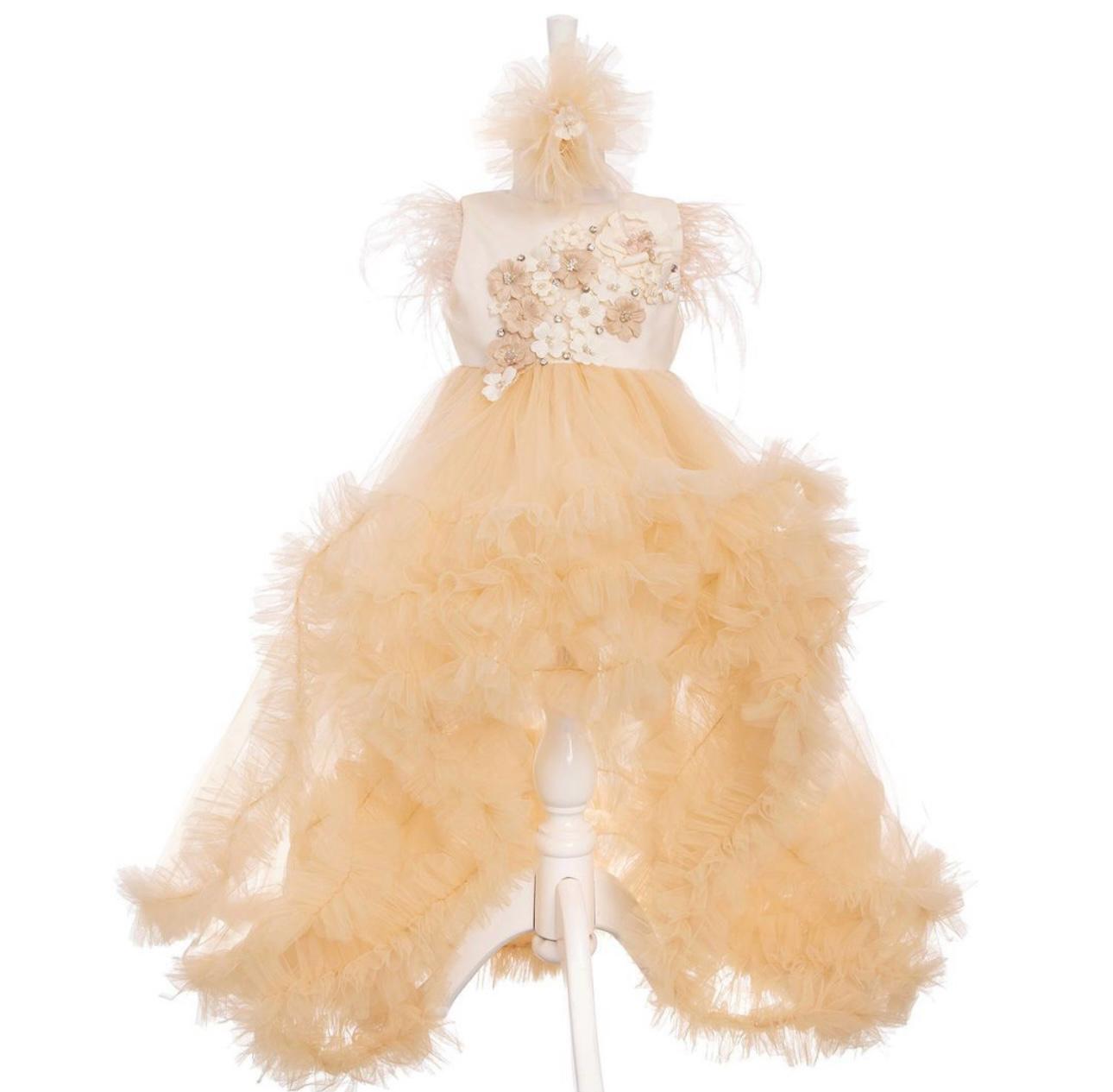 Rochie exclusive Crem